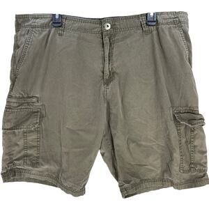 SUBCULTURE Cargo Shorts Mens Size 40 Green 11" Inseam 100% Cotton Outdoor Y2K